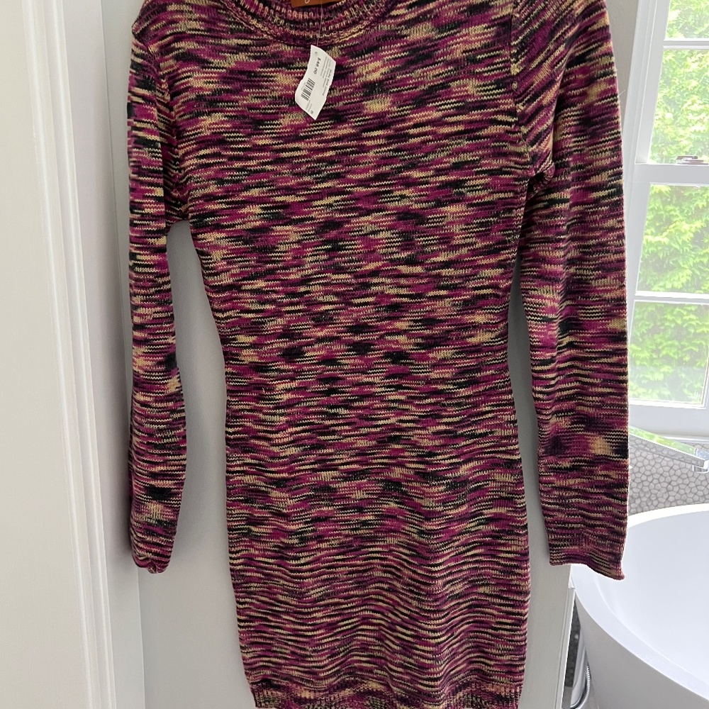Ruby and Jenna marled mini dress